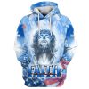 Jesus Firefighter God Will Bring You Through The Fire 3D Hoodies For Women Men, God 3D Printed Hoodie, Christian Apparel Hoodies