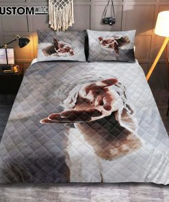 Jesus Gives Hand Quilt Bedding Set Prints - Jesus Christ Quilt Bedding Set Art - Christian Cover Twin Bedding Decor