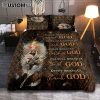 Jesus Hand German Shepherd Dog Bedroom Quilt Bedding Set - Jesus Portrait Quilt Bedding Set Prints - Christian Bedroom
