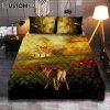 Jesus Hand German Shepherd Quilt Bedding Set - Christian Bedroom - Religious Home Decor