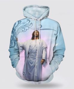 Jesus He Lives 3D Hoodies For Women Men, God 3D Printed Hoodie, Christian Apparel Hoodies