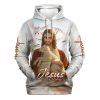 Jesus Holding Candle 3D Hoodies For Women Men, God 3D Printed Hoodie, Christian Apparel Hoodies