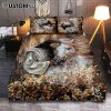 Jesus Hug Yorkshire Terrier Quilt Bedding Set Art - Christian Art - Bible Verse Bedroom - Religious Home Decor
