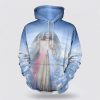 Jesus Holding Lamb Hoodie Jesus Is My Savior Hoodies Jesus Hoodie Men & Women, God 3D Printed Hoodie, Christian Apparel Hoodies