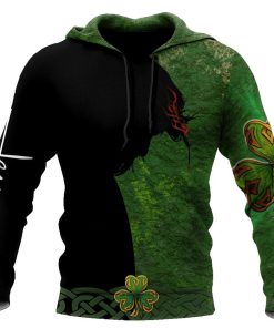 Jesus Irish Saint Patrick Day God 3D Hoodie For Man And Women, Jesus Printed 3D Hoodie