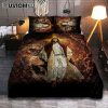 Jesus In The Tree In The Style Of Lush Brushstr 66 Quilt Bedding Set Prints - Jesus Quilt Bedding Set Art - Christian Bedroom Decor