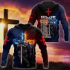 Jesus Irish Saint Patrick Day God 3D Hoodie For Man And Women, Jesus Printed 3D Hoodie