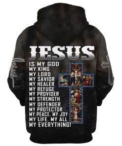 Jesus Is My God My King My Lord My Savior Hoodie For Men & Women, God 3D Printed Hoodie, Christian Apparel Hoodies