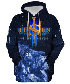 Jesus Is My Savior Hoodie For Men & Women, God 3D Printed Hoodie, Christian Apparel Hoodies