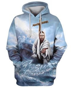Jesus Is My Savior Hoodie Jesus Hand Hoodies Jesus Hoodie Men & Women, God 3D Printed Hoodie, Christian Apparel Hoodies