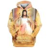 Jesus Is My Savior Hoodies Jesus Hoodie Men & Women, God 3D Printed Hoodie, Christian Apparel Hoodies
