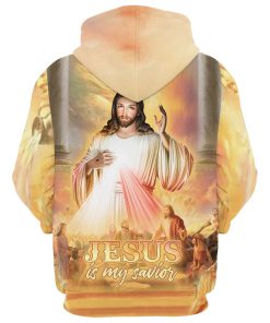 Jesus Is My Savior Hoodie Jesus With His Disciples 3D Hoodies Jesus Hoodie, God 3D Printed Hoodie, Christian Apparel Hoodies