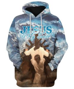 Jesus Is My Savior Hoodies Jesus Hoodie Men & Women, God 3D Printed Hoodie, Christian Apparel Hoodies