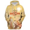 Jesus King Of Kings Hoodie For Men & Women, God 3D Printed Hoodie, Christian Apparel Hoodies