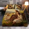Jesus Is My Savior Firefighter Fireman Bedroom Quilt Bedding Set - Jesus Portrait Quilt Bedding Set Prints - Christian Bedroom