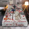 Jesus Is The Way Bridge Beautiful Sunset Cross Quilt Bedding Set Bedroom - Bible Verse Quilt Bedding Set Art - Christian Home Decor