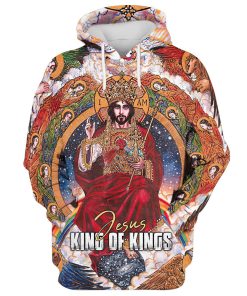 Jesus King Of Kings Hoodie For Men & Women, God 3D Printed Hoodie, Christian Apparel Hoodies
