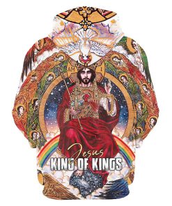 Jesus King Of Kings Hoodie For Men & Women, God 3D Printed Hoodie, Christian Apparel Hoodies