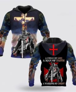 Jesus Knight Templar Child Of God 3D Hoodies For Women Men, God 3D Printed Hoodie, Christian Apparel Hoodies
