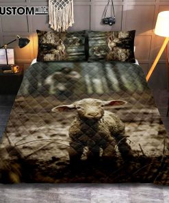 Jesus Lamb Of God Bedroom Quilt Bedding Set - Christian W