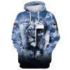 Jesus With Crown Of Thorns 3D Hoodies For Women Men, God 3D Printed Hoodie, Christian Apparel Hoodies