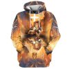 Jesus Lion Lamb One Nation Under God Hoodies Jesus Hoodie Men & Women, God 3D Printed Hoodie, Christian Apparel Hoodies