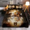 Jesus Lion Of Judah And The Lambs Quilt Bedding Set Bedroom - Bible Verse Quilt Bedding Set Art - Christian Home Decor