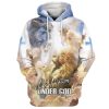Jesus Lion Of Judah Lamb Of God One Nation Under God Hoodies Jesus Hoodie Men & Women, God 3D Printed Hoodie, Christian Apparel Hoodies