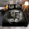 Jesus Lion Of Judah Crown Of Thorn Quilt Bedding Set Bedroom - Christian Quilt Bedding Set Prints - Bible Verse Quilt Bedding Set Art