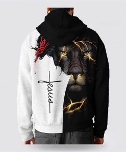 Jesus Lion Way Maker Miracle Worker 3D Hoodies For Women Men, God 3D Printed Hoodie, Christian Apparel Hoodies