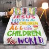 Jesus Oil Painting Quilt Bedding Set Prints - Jesus Quilt Bedding Set Art - Christian Bedroom Decor