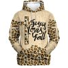 Jesus Lion Way Maker Miracle Worker 3D Hoodies For Women Men, God 3D Printed Hoodie, Christian Apparel Hoodies
