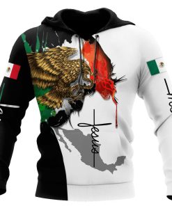 Jesus Mexican Pride God 3D Hoodie For Man And Women, Jesus Printed 3D Hoodie