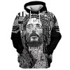 Jesus Not Today Satan Life Of Jesus, Christian Hoodies Jesus Hoodie Men & Women, God 3D Printed Hoodie, Christian Apparel Hoodies