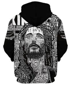 Jesus Names Hoodies Jesus Hoodie Men & Women, God 3D Printed Hoodie, Christian Apparel Hoodies