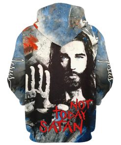 Jesus Not Today Satan Life Of Jesus, Christian Hoodies Jesus Hoodie Men & Women, God 3D Printed Hoodie, Christian Apparel Hoodies