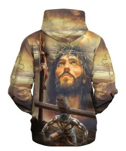 Jesus On The Cross 3D Hoodies Jesus Hoodie Men & Women, God 3D Printed Hoodie, Christian Apparel Hoodies