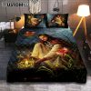 Jesus Painting Quilt Bedding Set Prints - Jesus Quilt Bedding Set Art - Christian Bedroom Decor