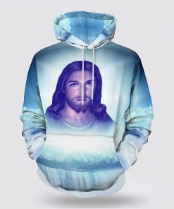 Jesus Pictures 3D Hoodies For Women Men, God 3D Printed Hoodie, Christian Apparel Hoodies