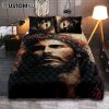 Jesus Portrait Quilt Bedding Set Prints - Jesus Quilt Bedding Set Art - Christian Bedroom Decor 4