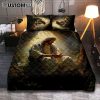 Jesus Praying With Angel Quilt Bedding Set - Christian Bedroom - Religious Home Decor