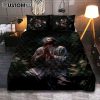 Jesus Praying With Angel Quilt Bedding Set - Christian Bedroom - Religious Home Decor
