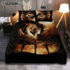 Jesus The King Quilt Bedding Set - A Heartwarming Hug From Jesus Bedroom Quilt Bedding Set - Jesus Portrait Quilt Bedding Set Prints - Christian Bedroom