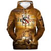 Jesus Walking On Water Hoodies, Waymaker Miracle Worker Promise Keeper Light In The Darkness Hoodie, God 3D Printed Hoodie, Christian Apparel Hoodies