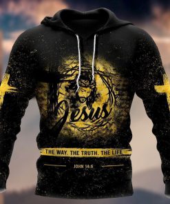 Jesus The Way The Truth The Life God 3D Hoodie For Man And Women, Jesus Printed 3D Hoodie