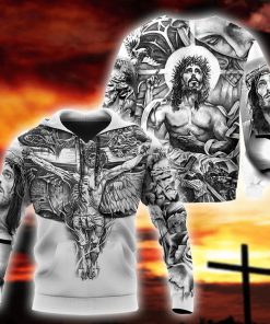 Jesus The presence Of His Excellency God 3D Hoodie For Man And Women, Jesus Printed 3D Hoodie