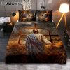 Jesus The Lion Of Judah Quilt Bedding Set - The Perfect Combination Quilt Bedding Set Art - Christian Art - Bible Verse Bedroom - Religious Home Decor