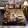 Jesus Walking On The Water Quilt Bedding Set Prints - Jesus Quilt Bedding Set Art - Christian Bedroom Decor