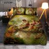 Jesus With Child White Dove Quilt Bedding Set Art - Christian Art - Bible Verse Bedroom - Religious Home Decor