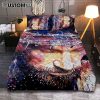 Jesus With Children Quilt Bedding Set Prints - Jesus Quilt Bedding Set Art - Christian Bedroom Decor
